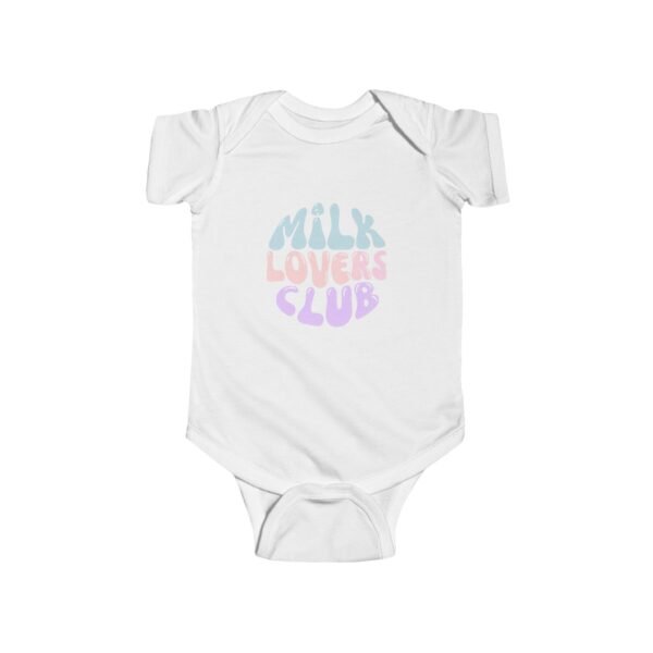 "Milk Lovers Club" Infant Bodysuit